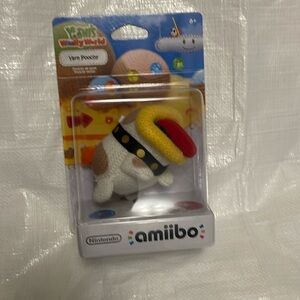 Yarn Poochy Amiibo In box. Extremely rare